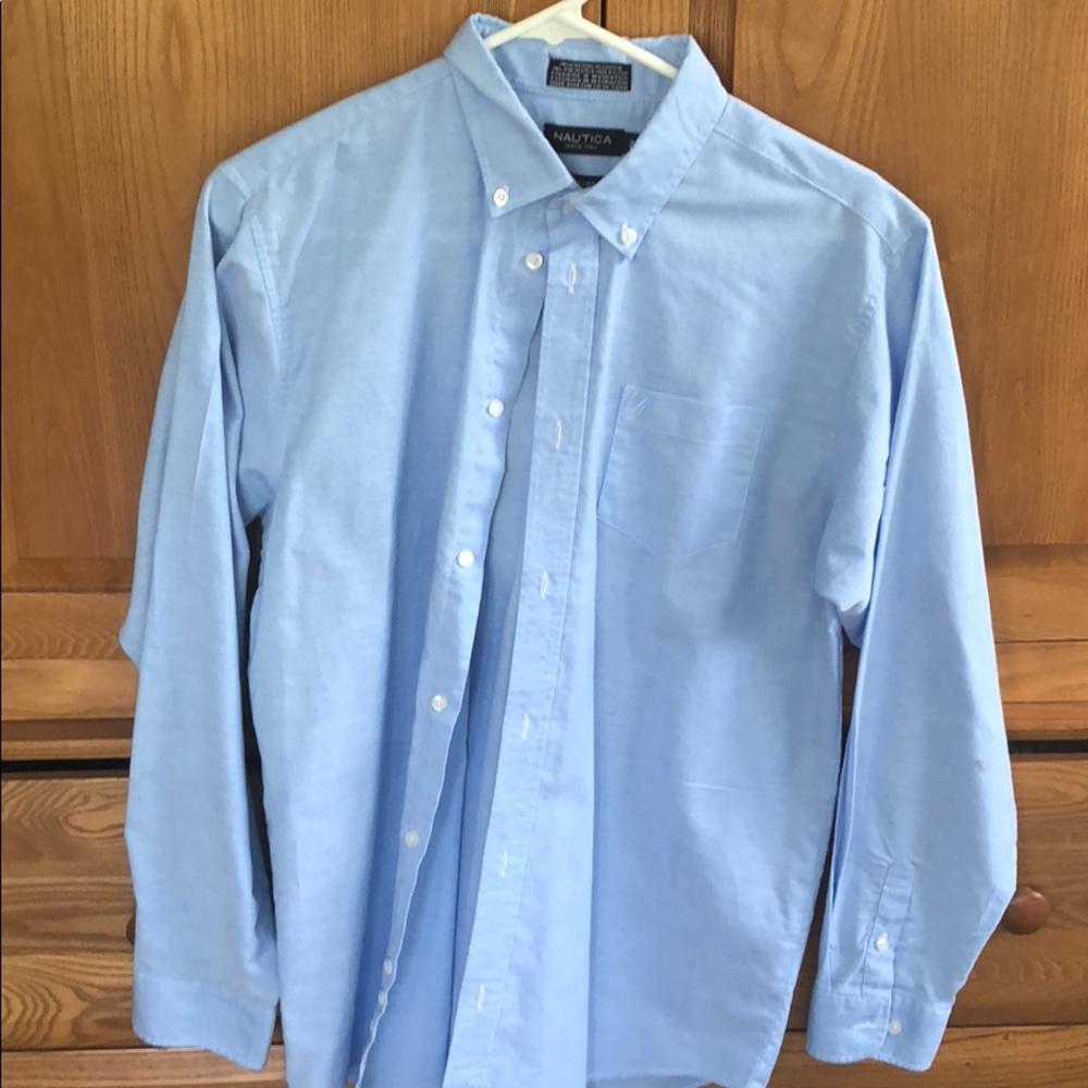 Nautica Blue Oxford button down